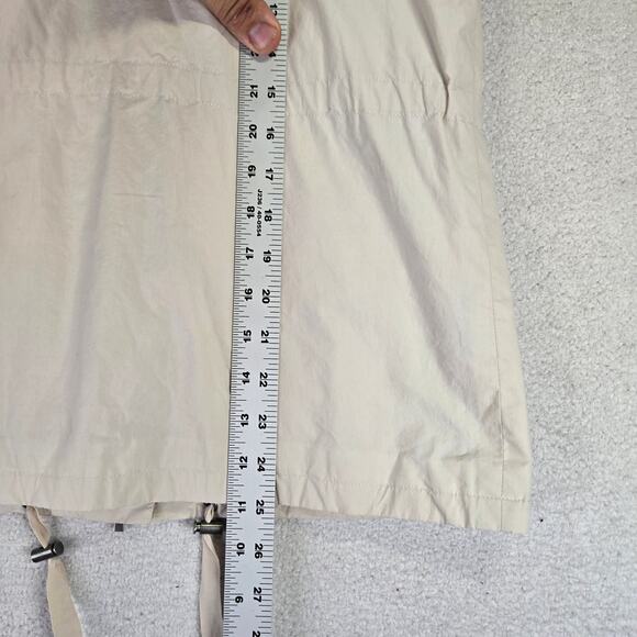 Theory Utility Jacket Womens P Petite Stand Collar Drawstrings Zip Front - Picture 8 of 16